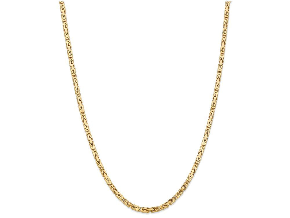 FJC Finejewelers 30 Inch 14k 3.25mm Byzantine Chain Necklace