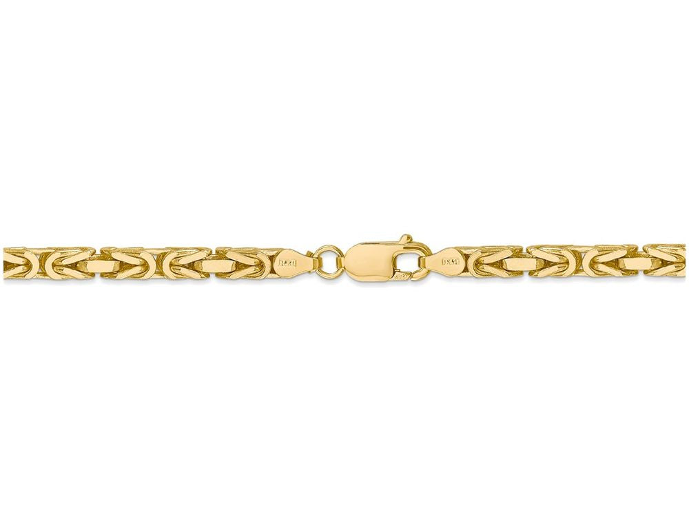 FJC Finejewelers 8 Inch 14k Yellow Gold 4mm Byzantine Chain Bracelet