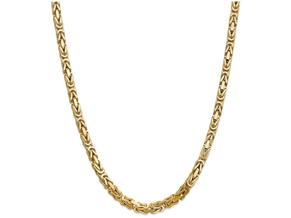 FJC Finejewelers 20 Inch 14k 5.25mm Byzantine Chain Necklace
