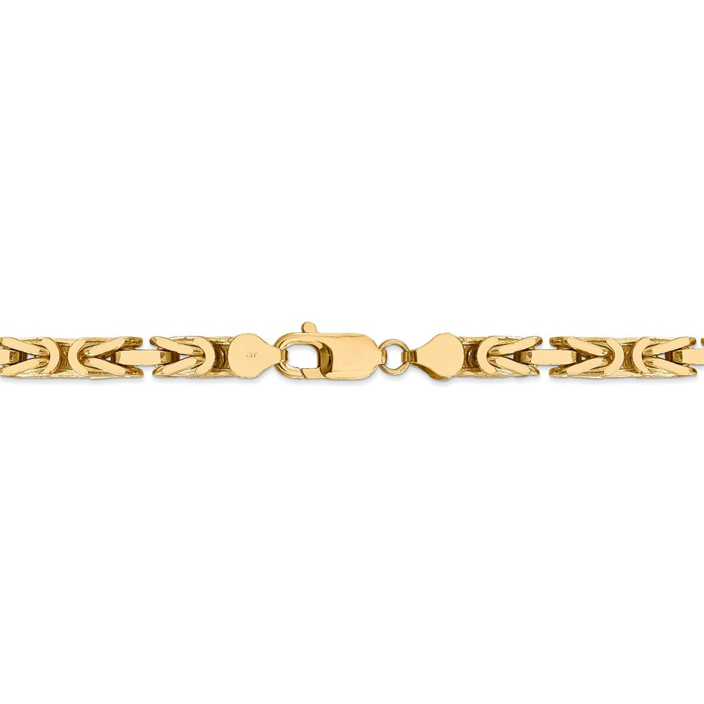 FJC Finejewelers 24 Inch 14k 5.25mm Byzantine Chain Necklace