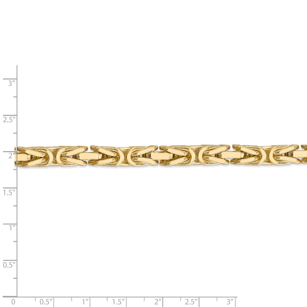 FJC Finejewelers 8 Inch 14k 6.50mm Byzantine Chain Bracelet