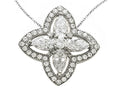 Zoe R Sterling Silver Micro Pave Hand Set Cubic Zirconia (CZ) Pendant Necklace