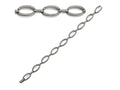 Zoe R Sterling Silver Micro Pave Hand Set  Oval Links Cubic Zirconia (CZ) Bracelet