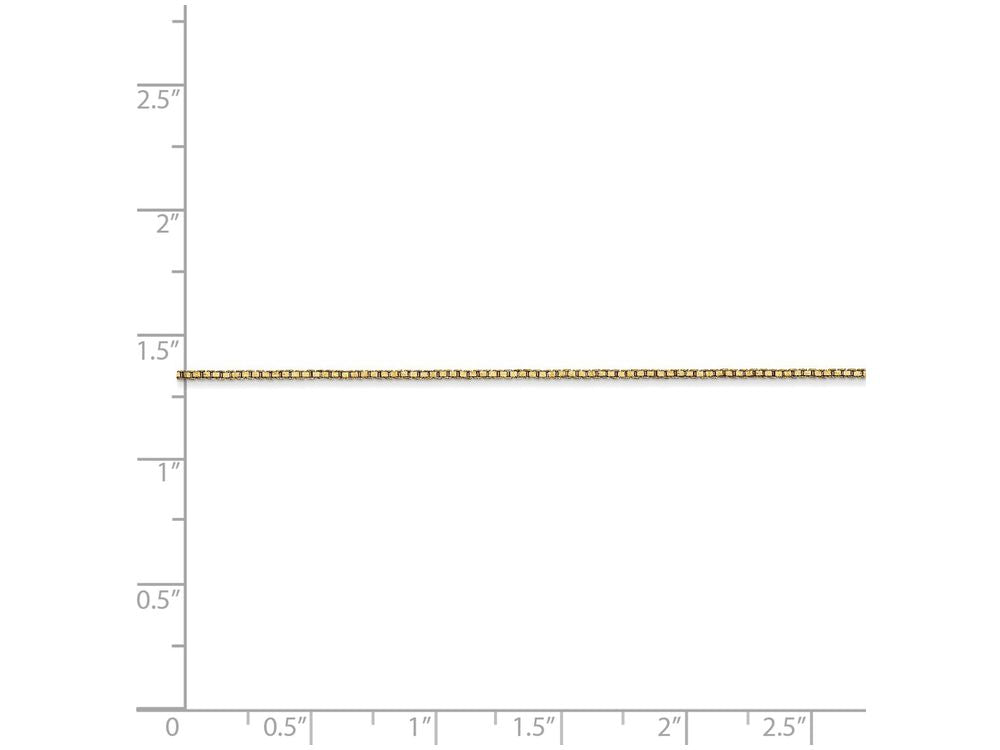 FJC Finejewelers 14 Inch 14k Yellow Gold .90mm Box Chain Necklace