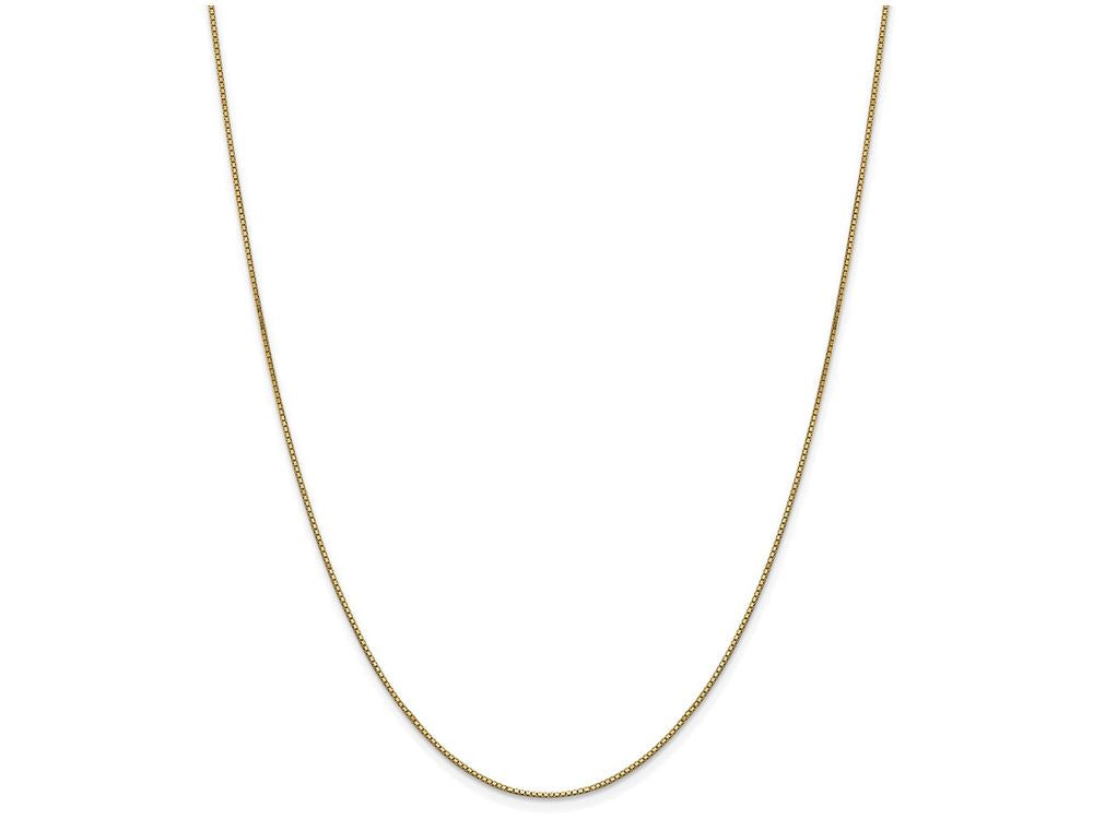 FJC Finejewelers 9 Inch 14k Yellow Gold .90mm Box Chain Ankle Bracelet (Smaller Ankles)