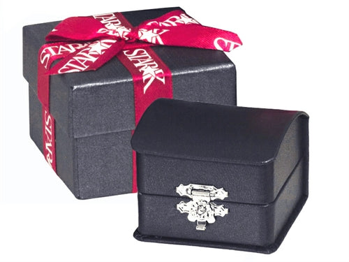 Star K 14k Gold Infinity Love Cross with Genuine Amethyst Heart Stone Pendant Necklace
