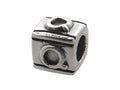 Zable Sterling Silver Block Q-Letter Bead / Charm