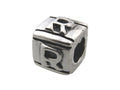 Zable Sterling Silver Block R-Letter Bead / Charm