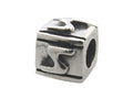 Zable Sterling Silver Block S-Letter Bead / Charm