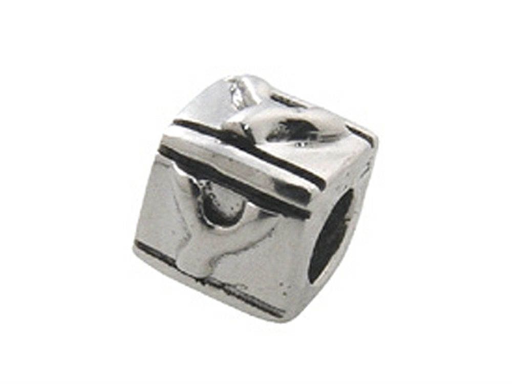 Zable Sterling Silver Block Y-Letter Bead / Charm