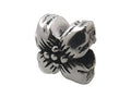 Zable Sterling Silver Flower-Big Leaves Bead / Charm