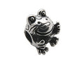 Zable Sterling Silver Frog Bead / Charm