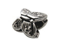 Zable Sterling Silver Butterfly, Pointy Wings Bead / Charm