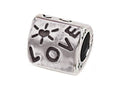 Zable Sterling Silver Triangular Love Bead / Charm