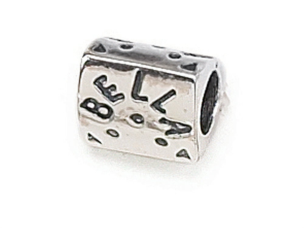 Zable Sterling Silver Triangular Bella Compatible Bead / Charm