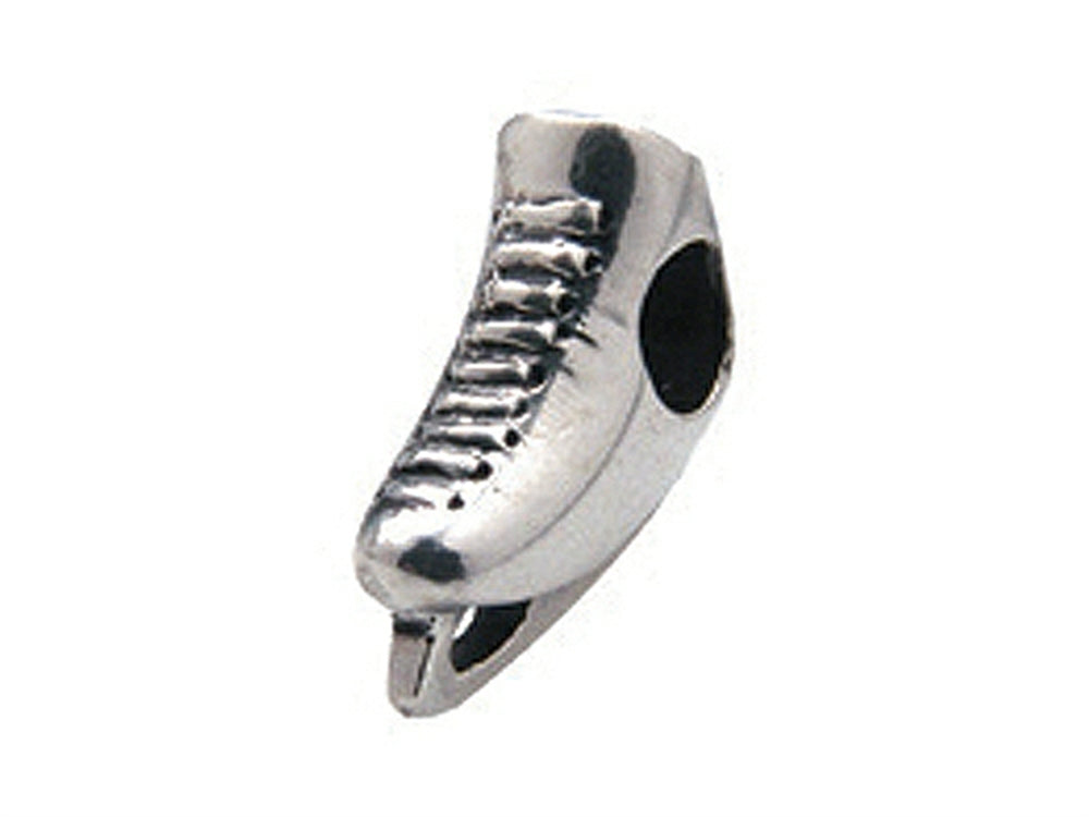 Zable Sterling Silver Ice Skate Bead / Charm
