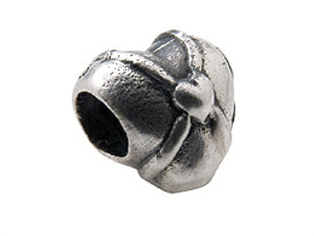 Zable Sterling Silver Heart with Ribbons Bead / Charm