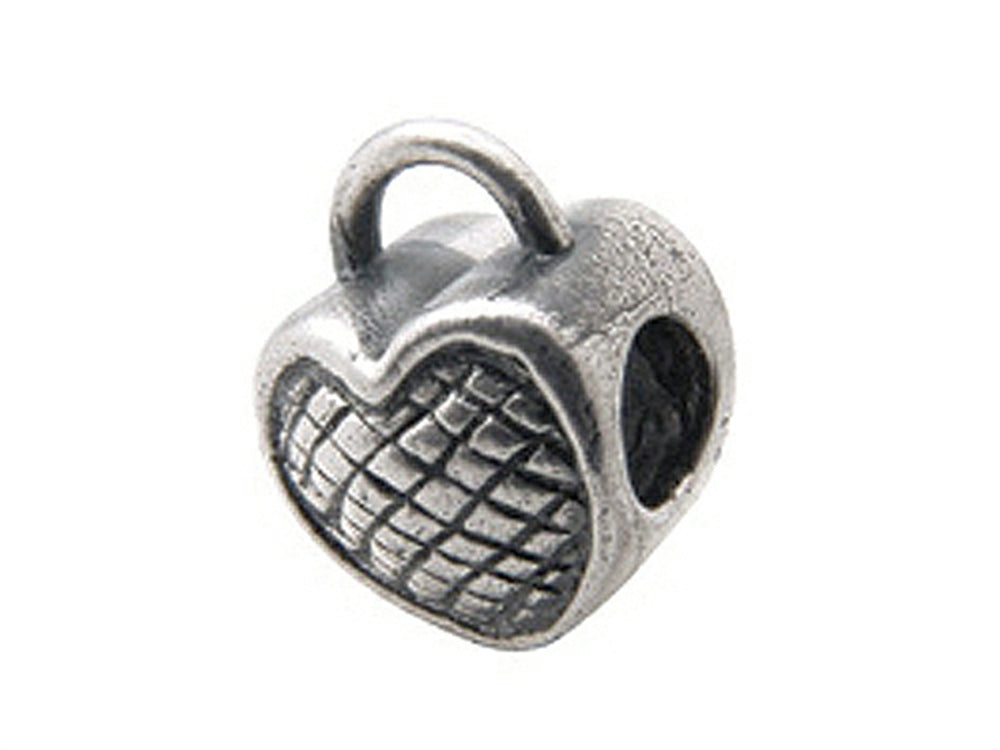 Zable Sterling Silver Heart Lock Bead / Charm