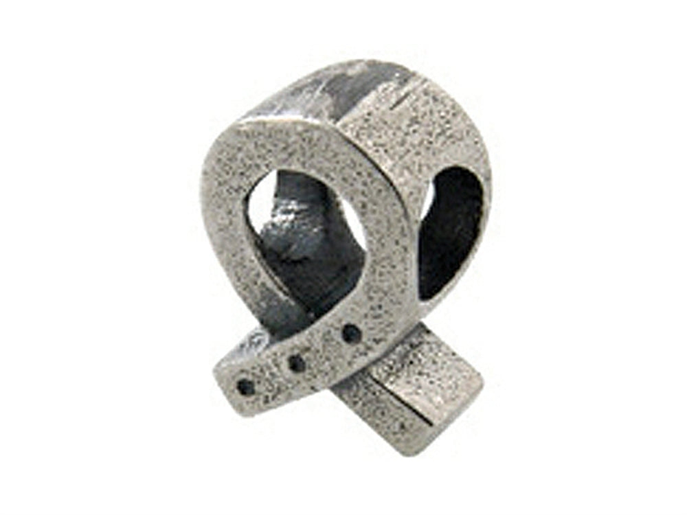 Zable Sterling Silver Awareness Ribbon Bead / Charm