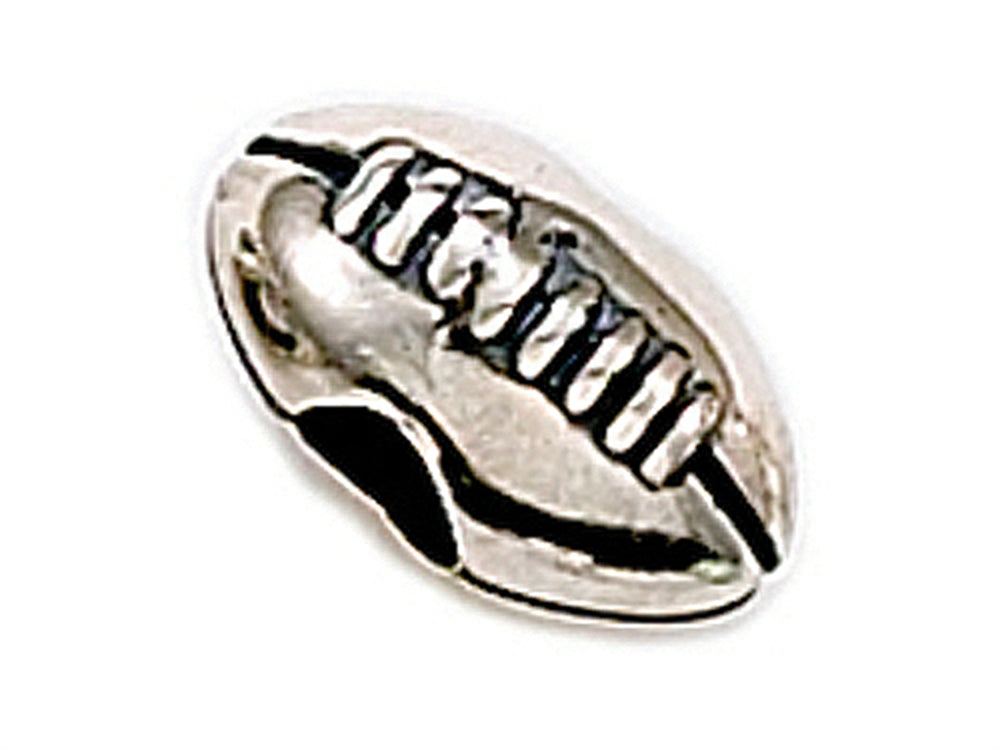 Zable Sterling Silver Football Bead / Charm