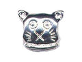 Zable Sterling Silver Cat Face Bead / Charm