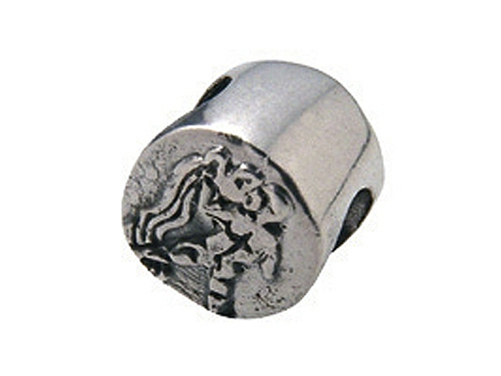 Zable Sterling Silver Zodiac-Aquarius Bead / Charm