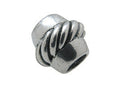Zable Sterling Silver Spacer with Rope Around Bead / Charm