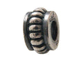 Zable Sterling Silver Thin Puffy Row Spacer Bead / Charm