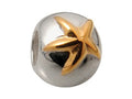 Zable Sterling Silver Gold Star Spacer Bead / Charm
