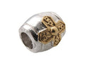 Zable Sterling Silver Cross Spacer Bead / Charm