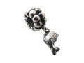 Zable Sterling Silver Dangle Dolphin Bead / Charm