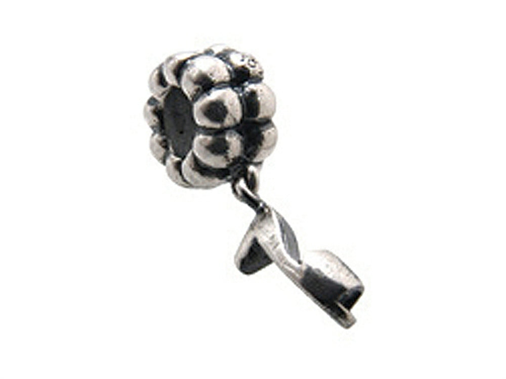 Zable Sterling Silver Dangle Sandal Bead / Charm