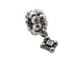 Zable Sterling Silver Medium Cross Crystal Dan Bead / Charm