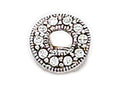 Zable Sterling Silver C.Z. Circle Bead / Charm