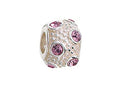 Zable Sterling Silver June Crystal Ball Non-oxidized Bead / Charm