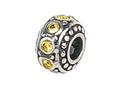 Zable Sterling Silver Crystal Birth Month November Bead / Charm