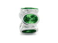 Zable Sterling Silver Bezel Set Ovals May Bead / Charm