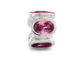 Zable Sterling Silver Bezel Set Ovals October Bead / Charm