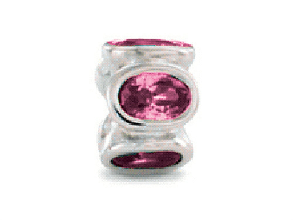 Zable Sterling Silver Bezel Set Ovals October Bead / Charm