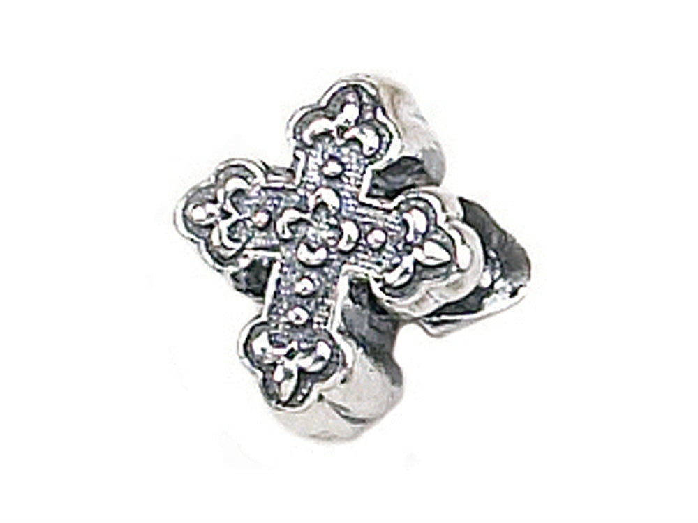Zable Sterling Silver Cross, Fancy Bead / Charm