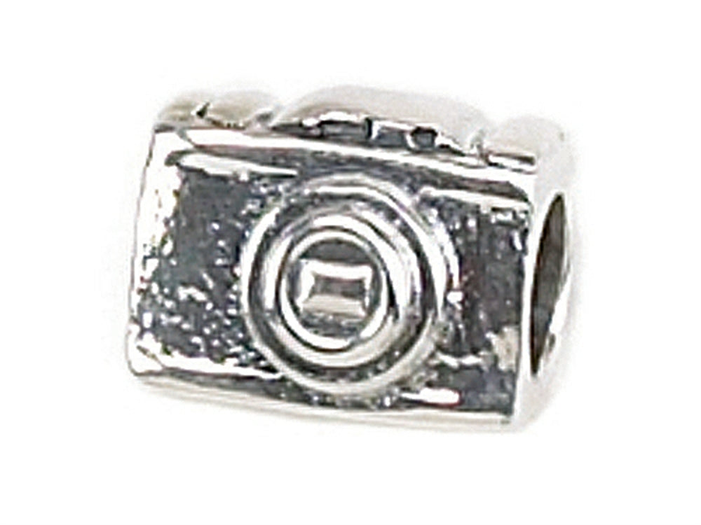 Zable Sterling Silver 35mm Camera Bead / Charm