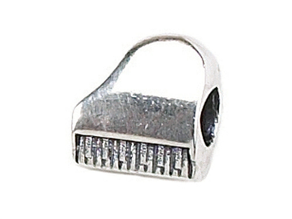 Zable Sterling Silver Piano Bead / Charm