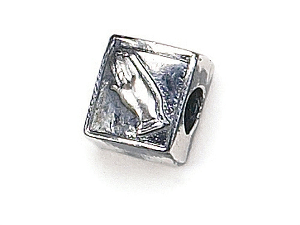 Zable Sterling Silver Bible/Praying Hands Bead / Charm