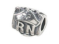 Zable Sterling Silver Triangular RN Nurse Hat Compatible Bead / Charm