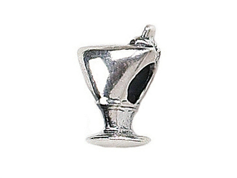 Zable Sterling Silver Martini Glass * Bead / Charm