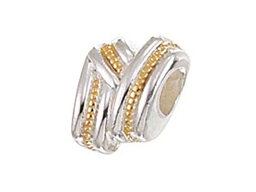 Zable Sterling Silver Designer Z Bead / Charm
