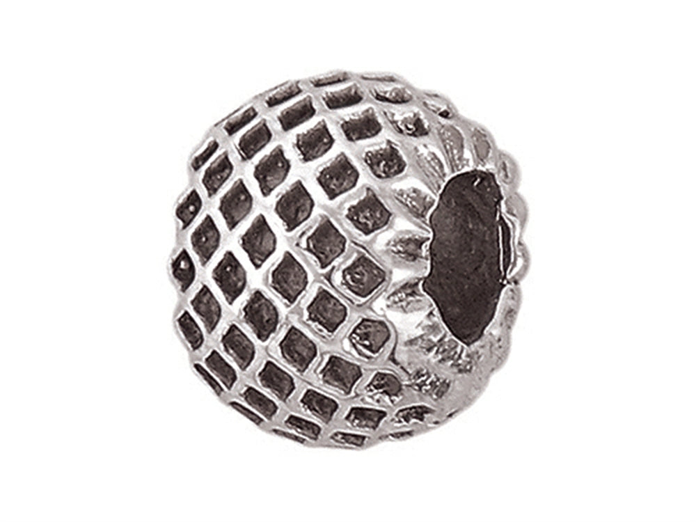 Zable Sterling Silver Spacer Honeycomb Bead / Charm
