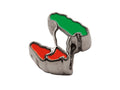 Zable Sterling Silver Italy Boot-Enamel Compatible Bead / Charm