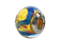 Zable Sterling Silver Murano Glass-Blue Bead / Charm