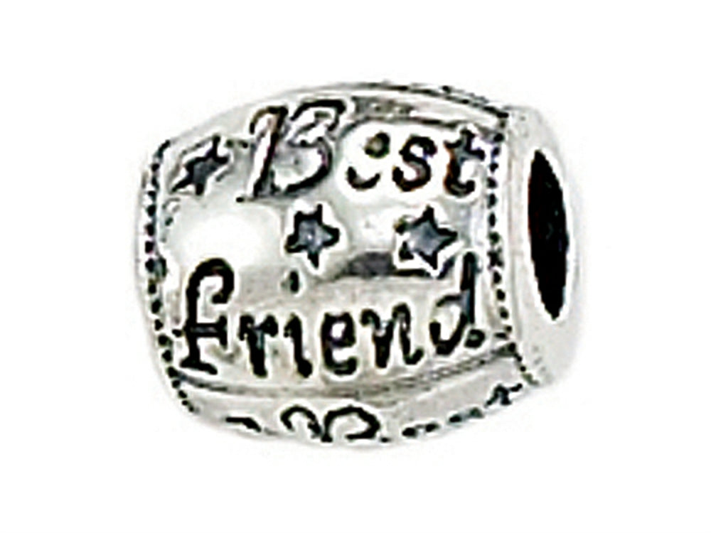 Zable Sterling Silver Best Friend's Bead / Charm